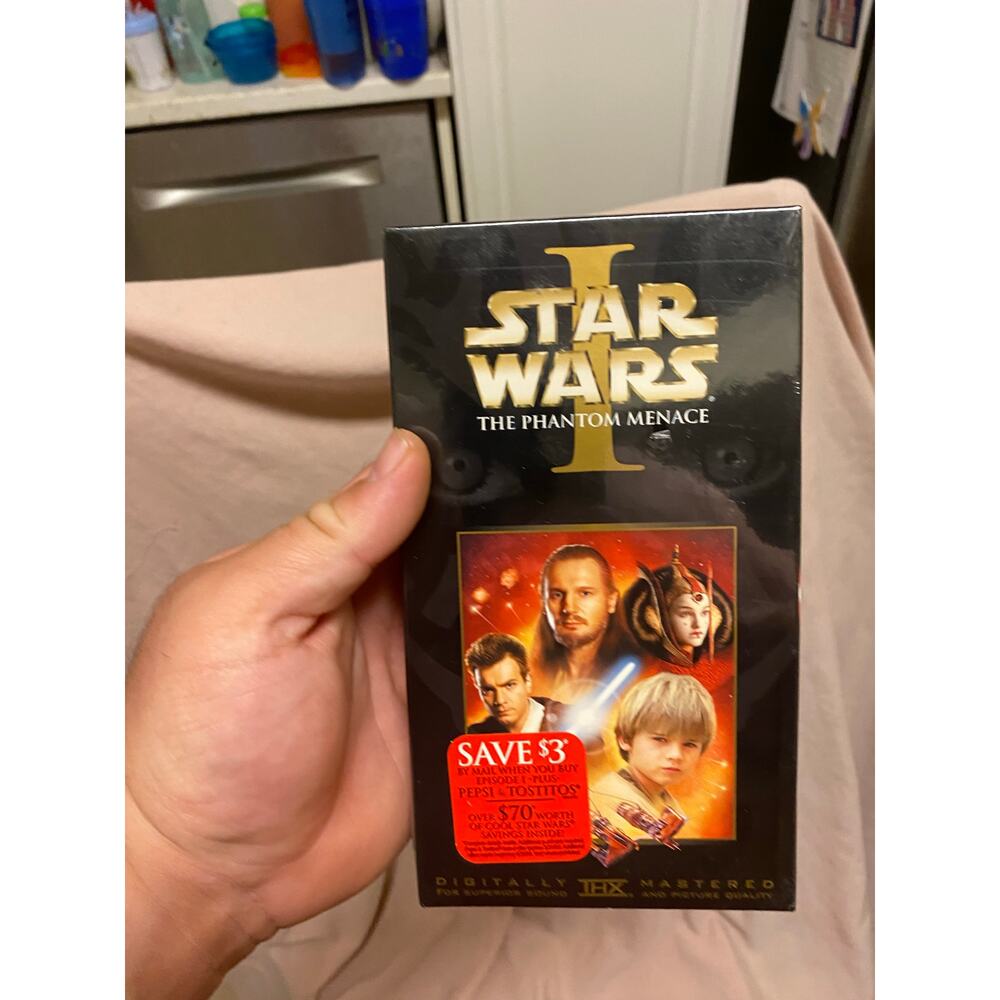 Star Wars Episode 1-Phantom Menace (VHS, 1999) Factory Sealed
